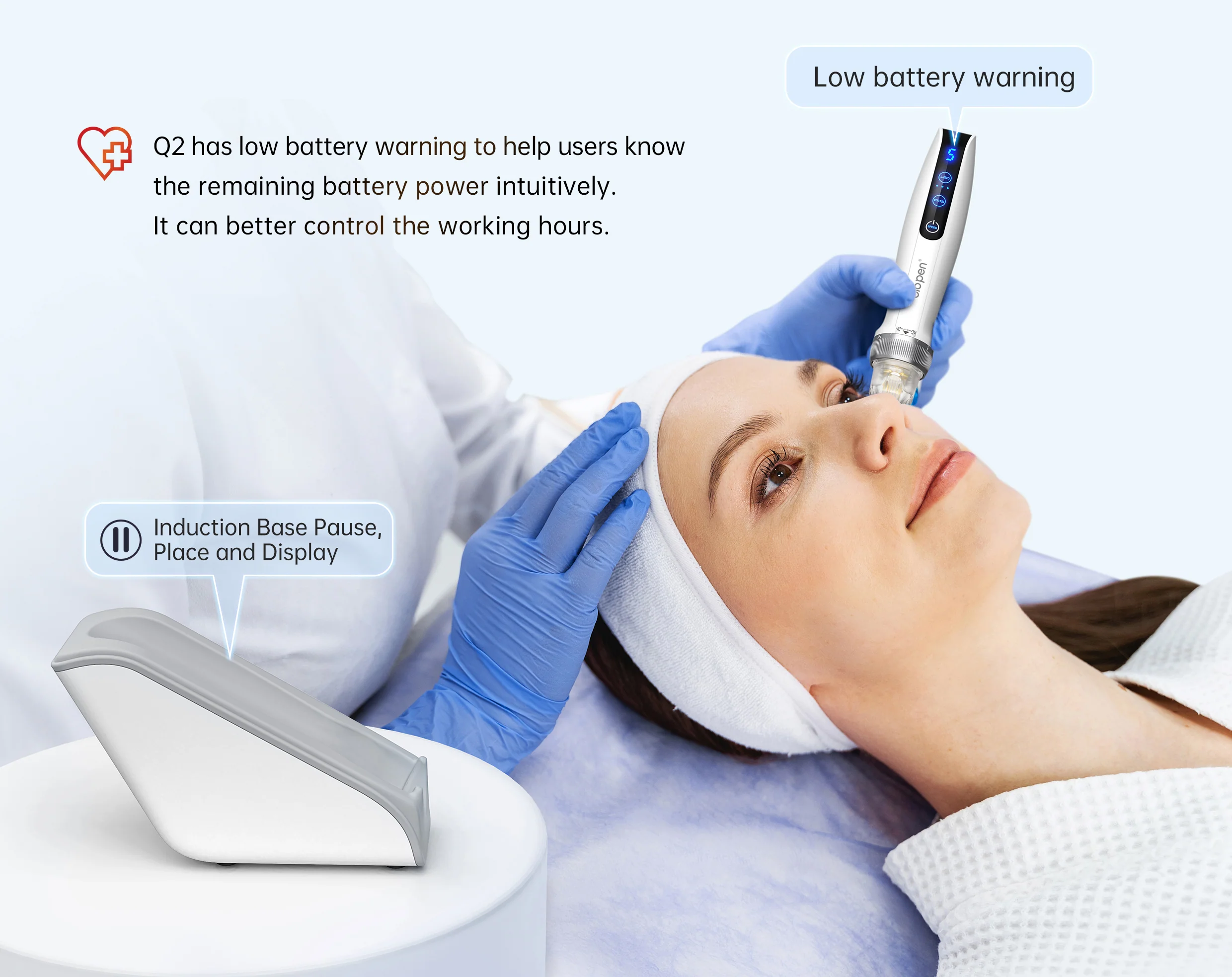 Bio Pen Q2 By Dr. Pen 3-in-1 Microneedling Pen With LED Light Therapy and Microcurrent - Image 27