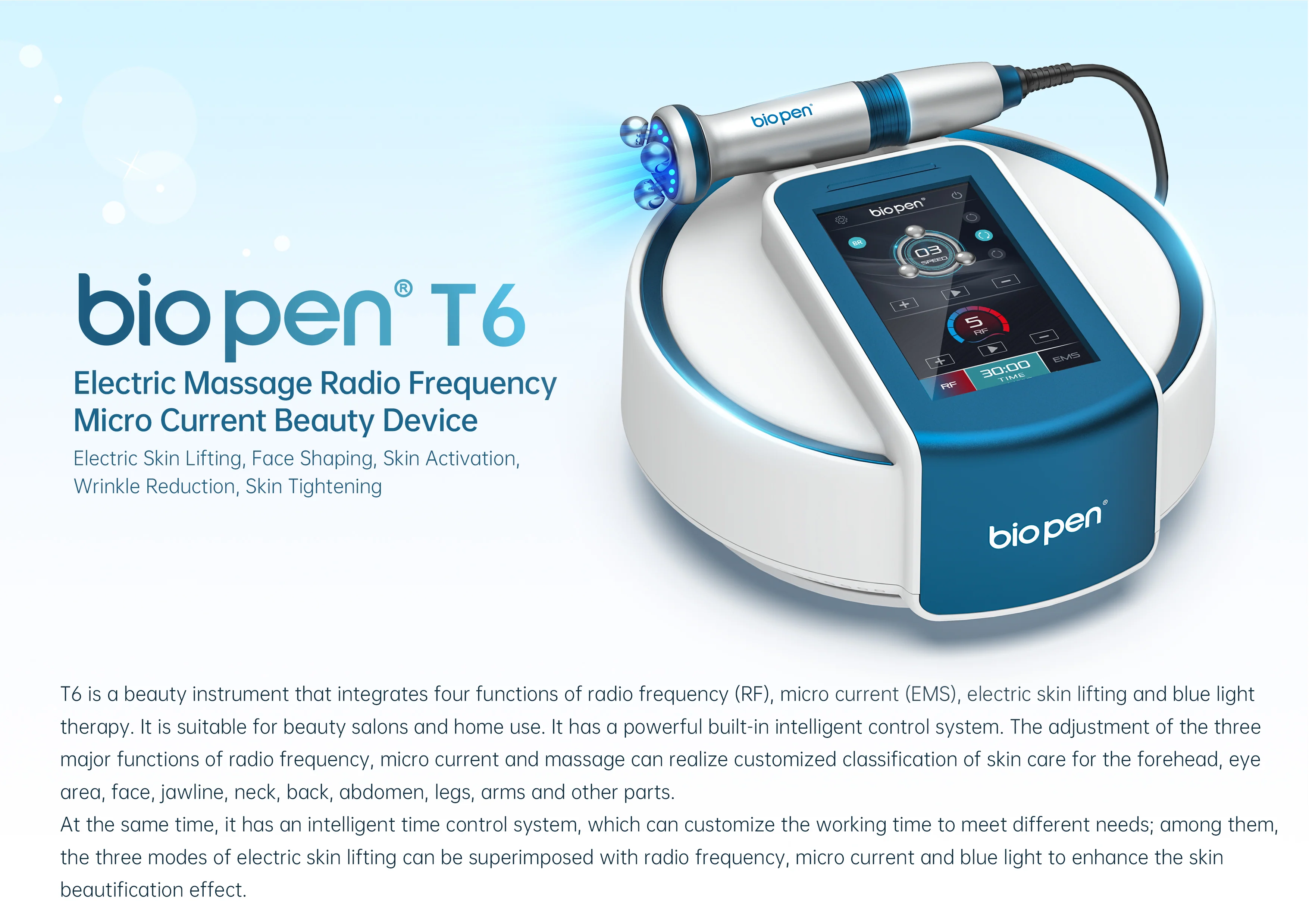 Bio Pen T6 By Dr. Pen Professional Radio Frequency Skin Tightening and Lifting Device - Image 29