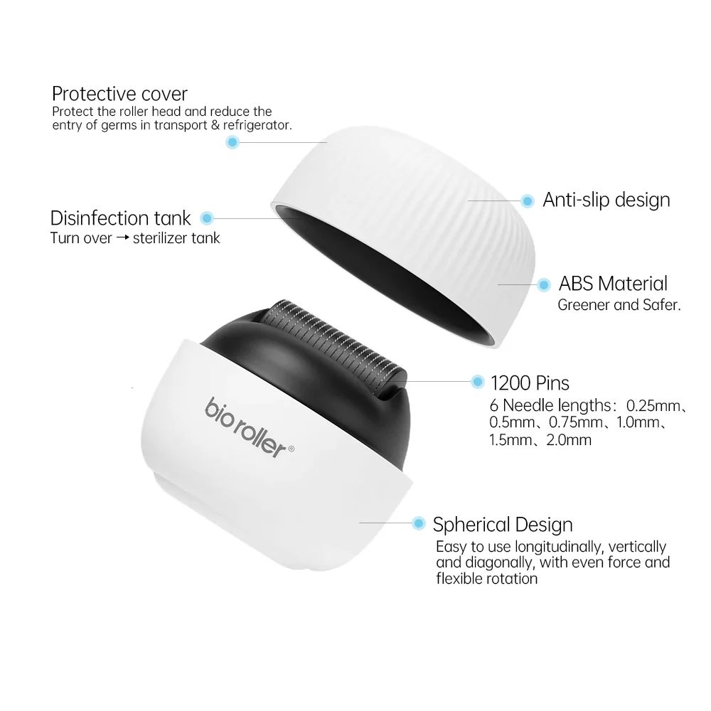 Bio Roller G4 Microneedling for Skin and Hair Growth (1200 Pins) - Image 3