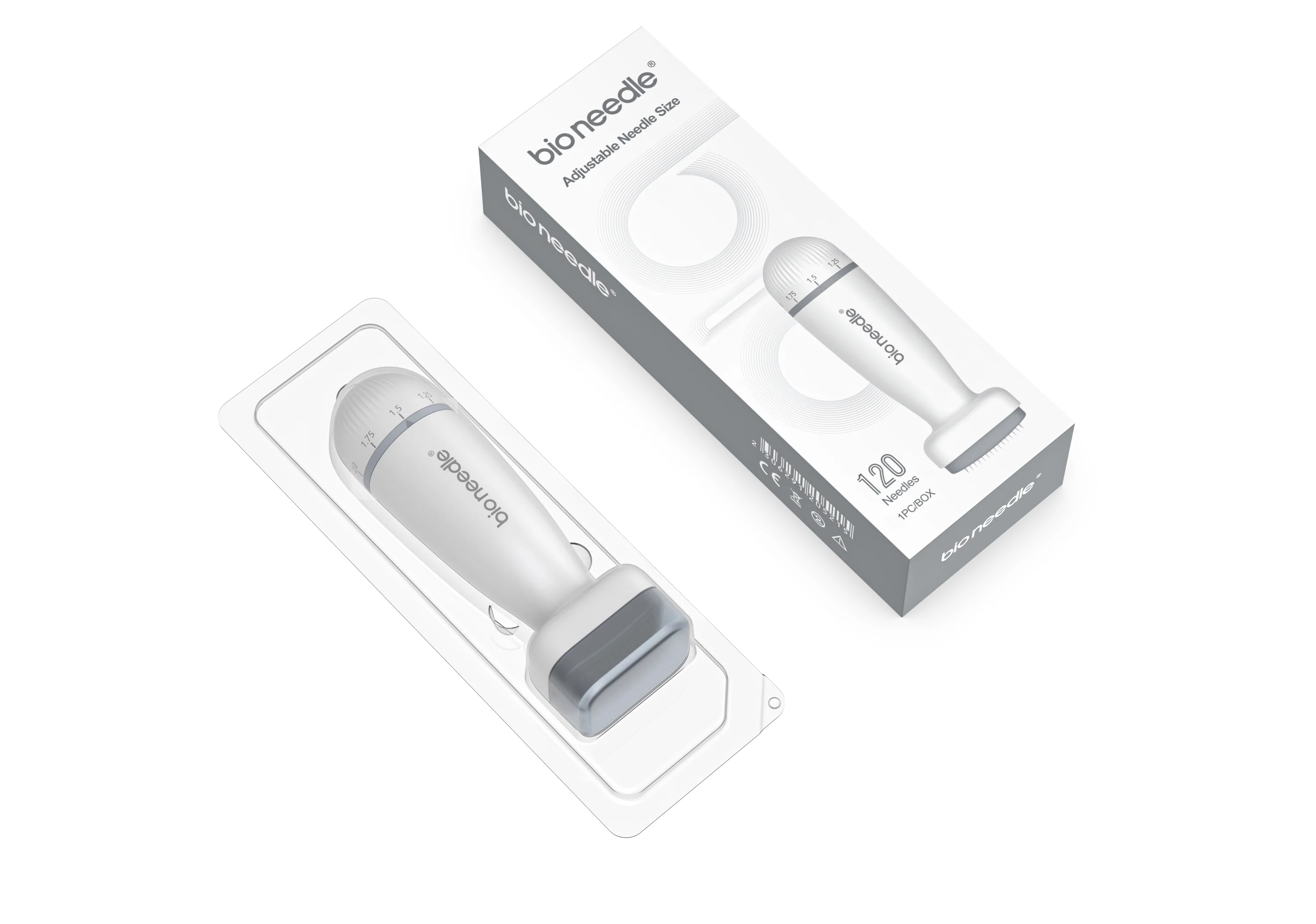 Bio Needle Adjustable Derma Stamp Micro Needling Tool For Hair Growth - Image 14
