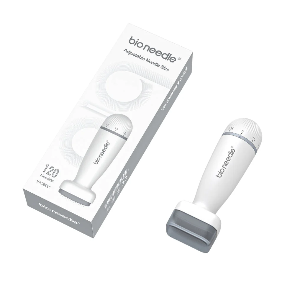 Bio Needle Adjustable Derma Stamp Micro Needling Tool For Hair Growth - Image 7