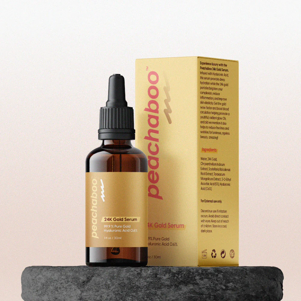 Peachaboo 24k Gold Anti-Ageing Serum - Image 3