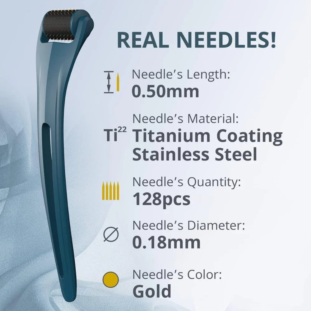 PRO Titanium Derma Roller (128 Pins) - Image 3