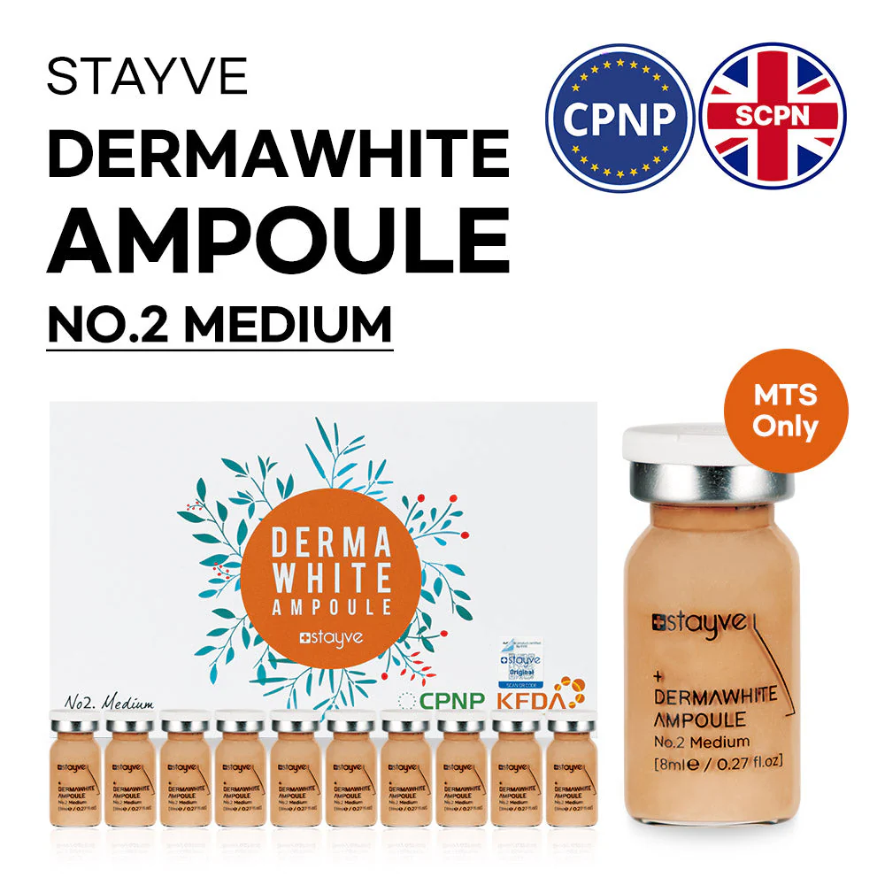 Stayve BB Glow Dermawhite Ampoule - No 2 Medium (8ml x 10 vials) - Image 5