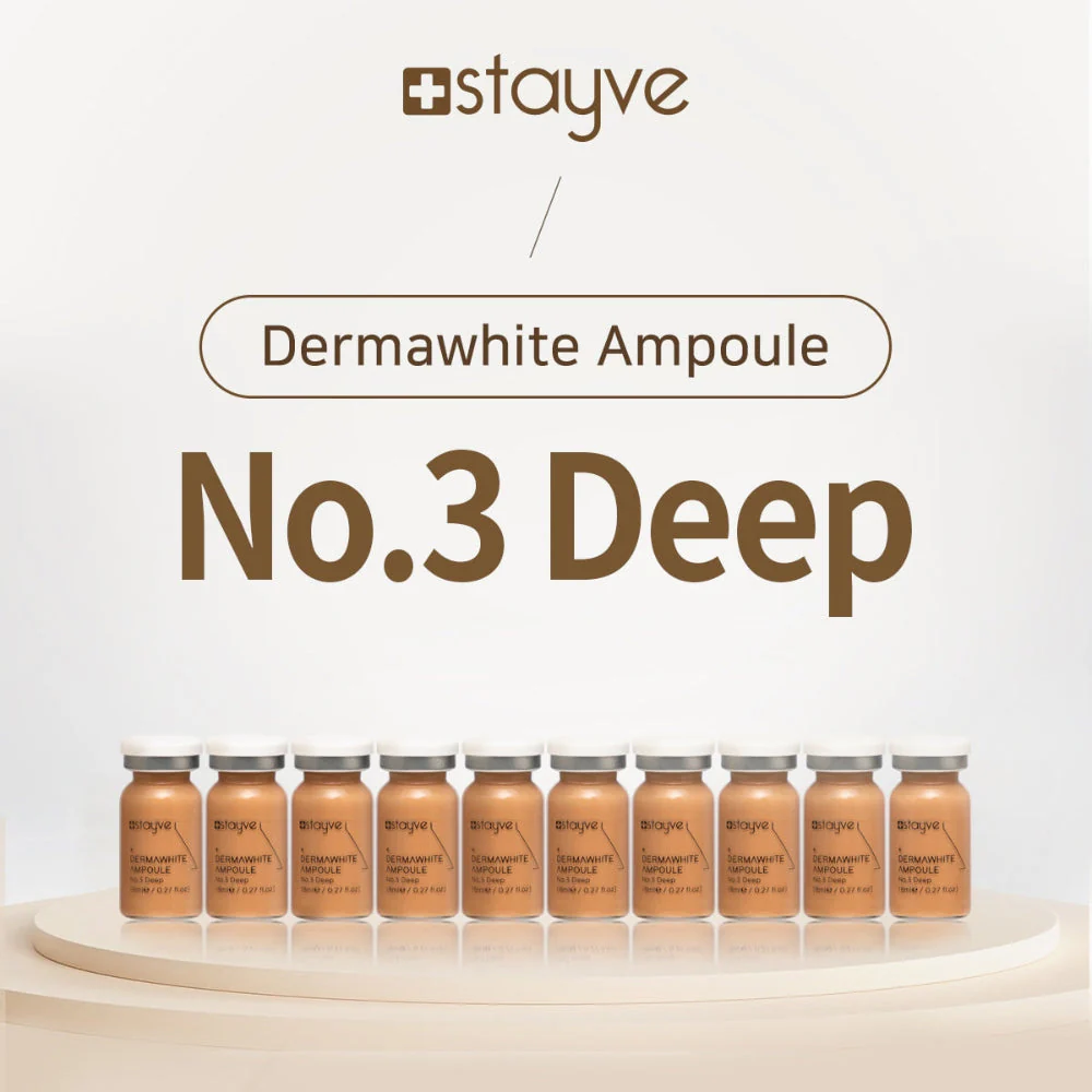 Stayve BB Glow Dermawhite Ampoule - No 3 Deep (8ml x 10 vials) - Image 3